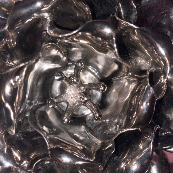 💎RARE!💎 Beautiful Vintage MCM Chrome Paperweight/Table Decor - Picture 6 of 8